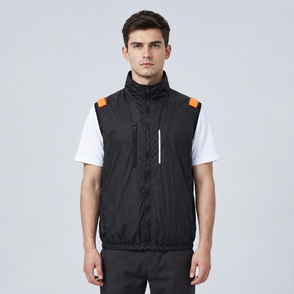Short Sleeve Semiconductor Cooling Vest, TEC Refrigeration Summer Heat Relief Cooling Garment - Image 2