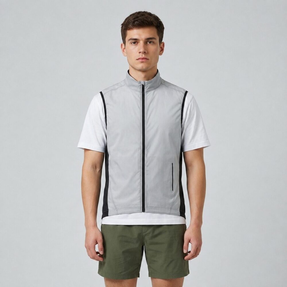 PCM Cooling Cycling Jersey, Lightweight Windproof UV Protective Phase Change Garment for Summer Riding - Image 2