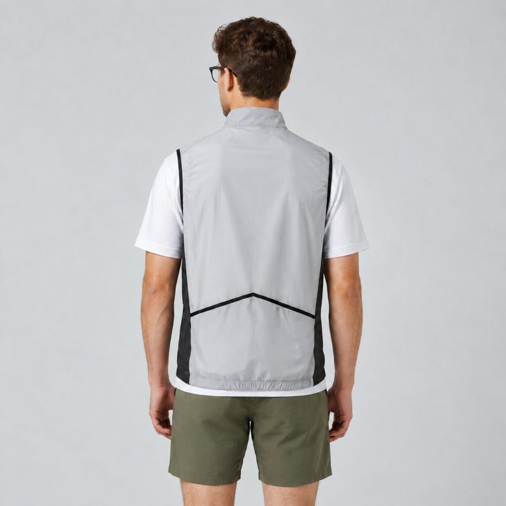 PCM Cooling Cycling Jersey, Lightweight Windproof UV Protective Phase Change Garment for Summer Riding - Image 3
