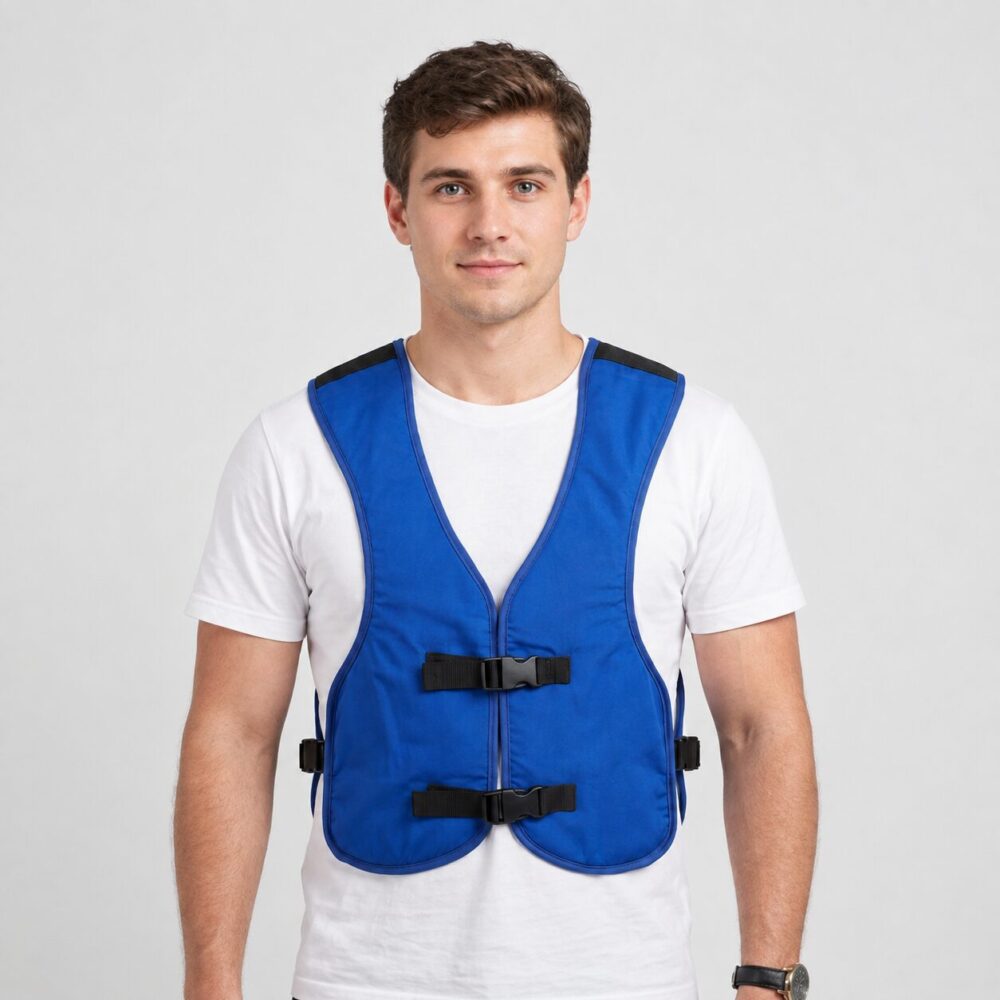 Summer Outdoor Protective PCM Cooling Vest, Constant Temperature Breathable Cold Sensation Waistcoat - Image 3