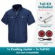Men's Comfortable Cotton Cooling Fan Work Jacket, Summer Air Conditioned PPE for Electricians & Welders - Image 8