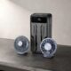 J20-12V 20000mAh Super Fast Charge Battery Kit with S2-12V Semiconductor Cooling Fan for Cooling Work Clothes