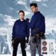 Men's Sun Protection Cooling Fan Long Sleeve Air Conditioned Workwear for Outdoor Security