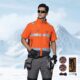 30V High Performance Cooling Fan Vest, Shade & Heat Insulation Coated Air Conditioned Vest with Reflective Strips