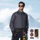 Men's Summer Cooling Fan Jacket, Rechargeable Air Conditioned Clothes for Outdoor Fishing & Workwear