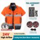 30V High Performance Cooling Fan Vest, Shade & Heat Insulation Coated Air Conditioned Vest with Reflective Strips - Image 5