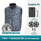 Insulated Coated Cooling Fan Vest Men Women Air Conditioned Work Waistcoat for Workshop - Image 6