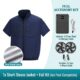Insulated Coated Cooling Fan Vest Men Women Air Conditioned Work Waistcoat for Workshop - Image 10