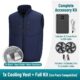 Insulated Coated Cooling Fan Vest Men Women Air Conditioned Work Waistcoat for Workshop - Image 9