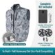 Insulated Coated Cooling Fan Vest Men Women Air Conditioned Work Waistcoat for Workshop - Image 11
