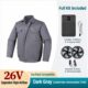 Men's Lightweight Cotton Cooling Fan Welding Workwear Heat Resistant Air Conditioned Uniform - Image 5