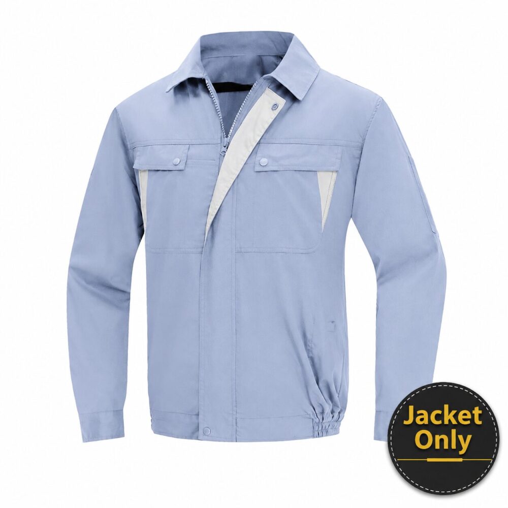 Men's Sun Protection Cooling Fan Long Sleeve Air Conditioned Workwear for Outdoor Security - Image 6
