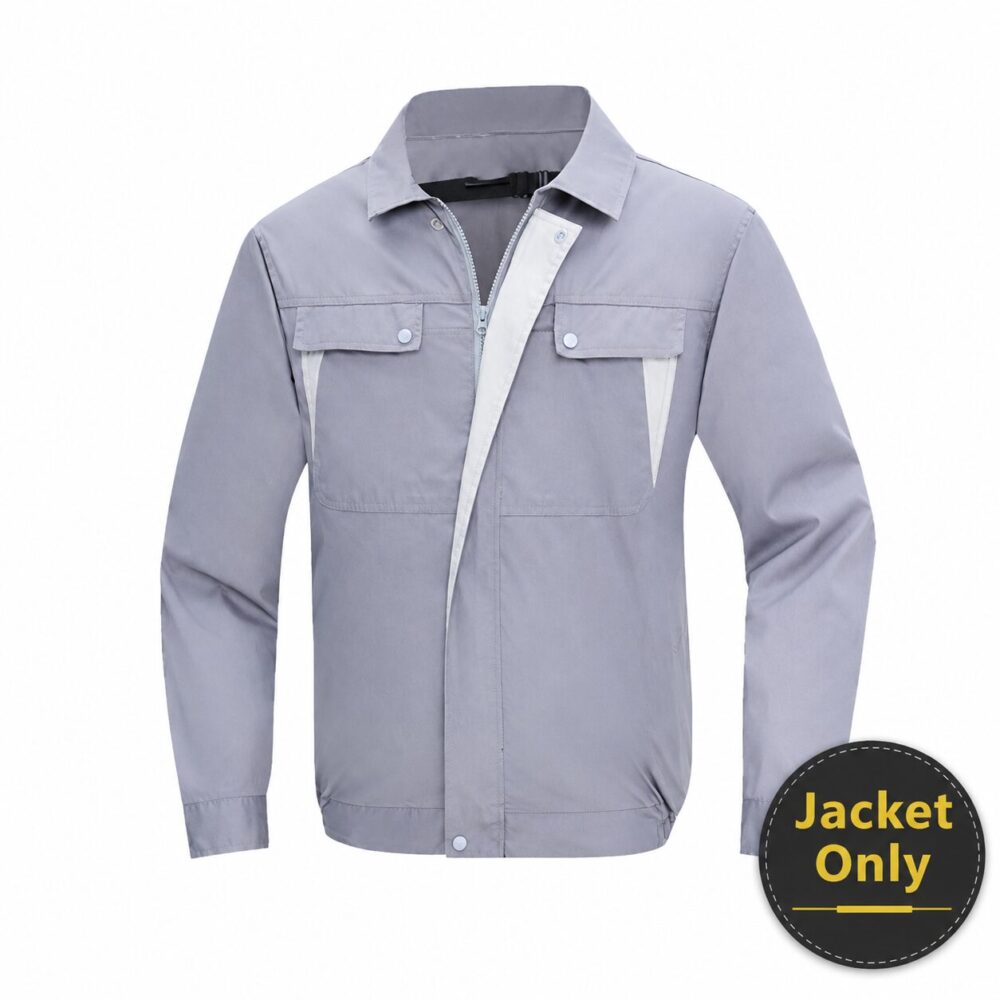 Men's Sun Protection Cooling Fan Long Sleeve Air Conditioned Workwear for Outdoor Security - Image 9