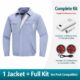 Men's Sun Protection Cooling Fan Long Sleeve Air Conditioned Workwear for Outdoor Security - Image 14