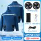 Men's Denim Cooling Fan Work Jacket, Flame & Heat Resistant Welding Safety Workwear with Reflective Strips - Image 6