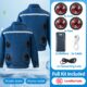 Men's Denim Cooling Fan Work Jacket, Flame & Heat Resistant Welding Safety Workwear with Reflective Strips - Image 5