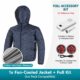 Summer Cooling Fan Jacket Detachable Long Short Sleeves Fashion Air Conditioned Clothes for Fishing Outdoor Work - Image 10