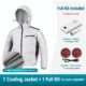 Summer Cooling Fan Jacket Detachable Long Short Sleeves Fashion Air Conditioned Clothes for Fishing Outdoor Work - Image 9