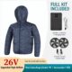 Summer Cooling Fan Jacket Detachable Long Short Sleeves Fashion Air Conditioned Clothes for Fishing Outdoor Work - Image 7