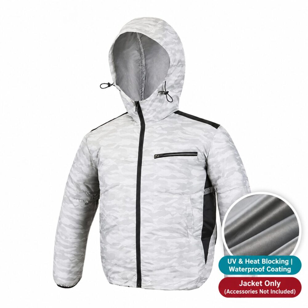 Summer Cooling Fan Jacket Detachable Long Short Sleeves Fashion Air Conditioned Clothes for Fishing Outdoor Work - Image 13