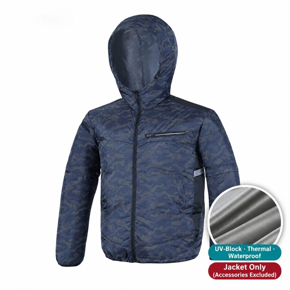 Summer Cooling Fan Jacket Detachable Long Short Sleeves Fashion Air Conditioned Clothes for Fishing Outdoor Work - Image 11