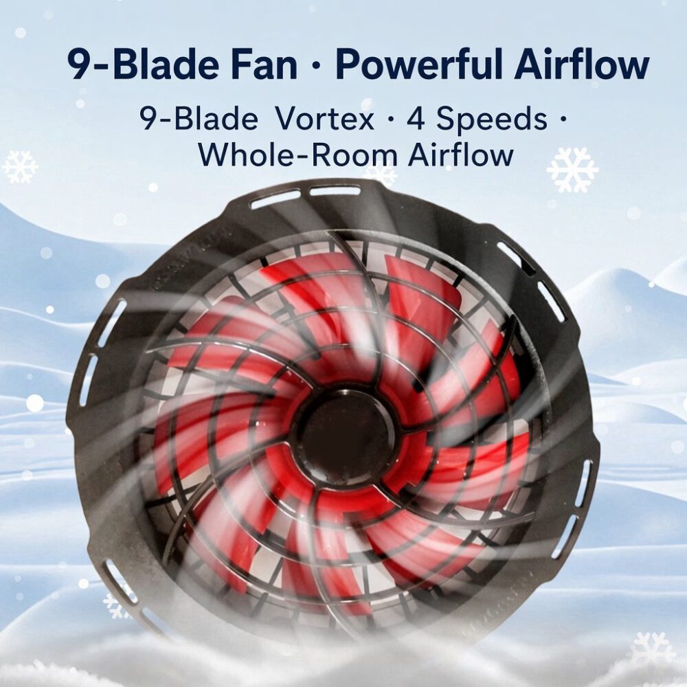 24V Cooling Garment Battery Fan Set | 30000mAh, 9-Blade Silent Brushless Fan CE Certified - Image 4