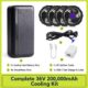 36V Lithium Battery & Brushless Fan Kit for Cooling Work Clothes, 4 Speed Adjustable Low Noise Cooling Garment Accessories - Image 6