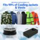 50V Cooling Plate Cooling Work Clothes, Intelligent Semiconductor Refrigeration Workwear for Men Women - Image 3
