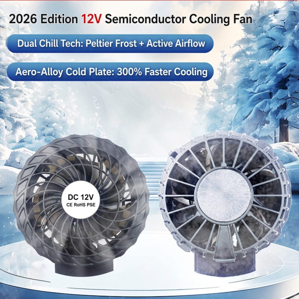 J20-12V 20000mAh Super Fast Charge Battery Kit with S2-12V Semiconductor Cooling Fan for Cooling Work Clothes - Image 3
