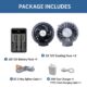 J20-12V 20000mAh Super Fast Charge Battery Kit with S2-12V Semiconductor Cooling Fan for Cooling Work Clothes - Image 9