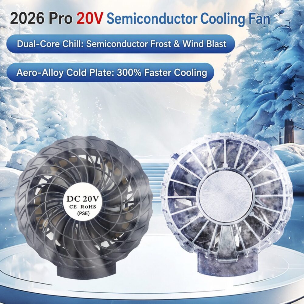 J31-20V Cooling Garment Battery Set | 30000mAh 20V Power Pack & S2-20V Cooling Fan - Image 8