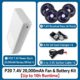 P20 Cooling Workwear Battery Pack | 7.4V 20000mAh 1-to-4 Output 16H Runtime - Image 7