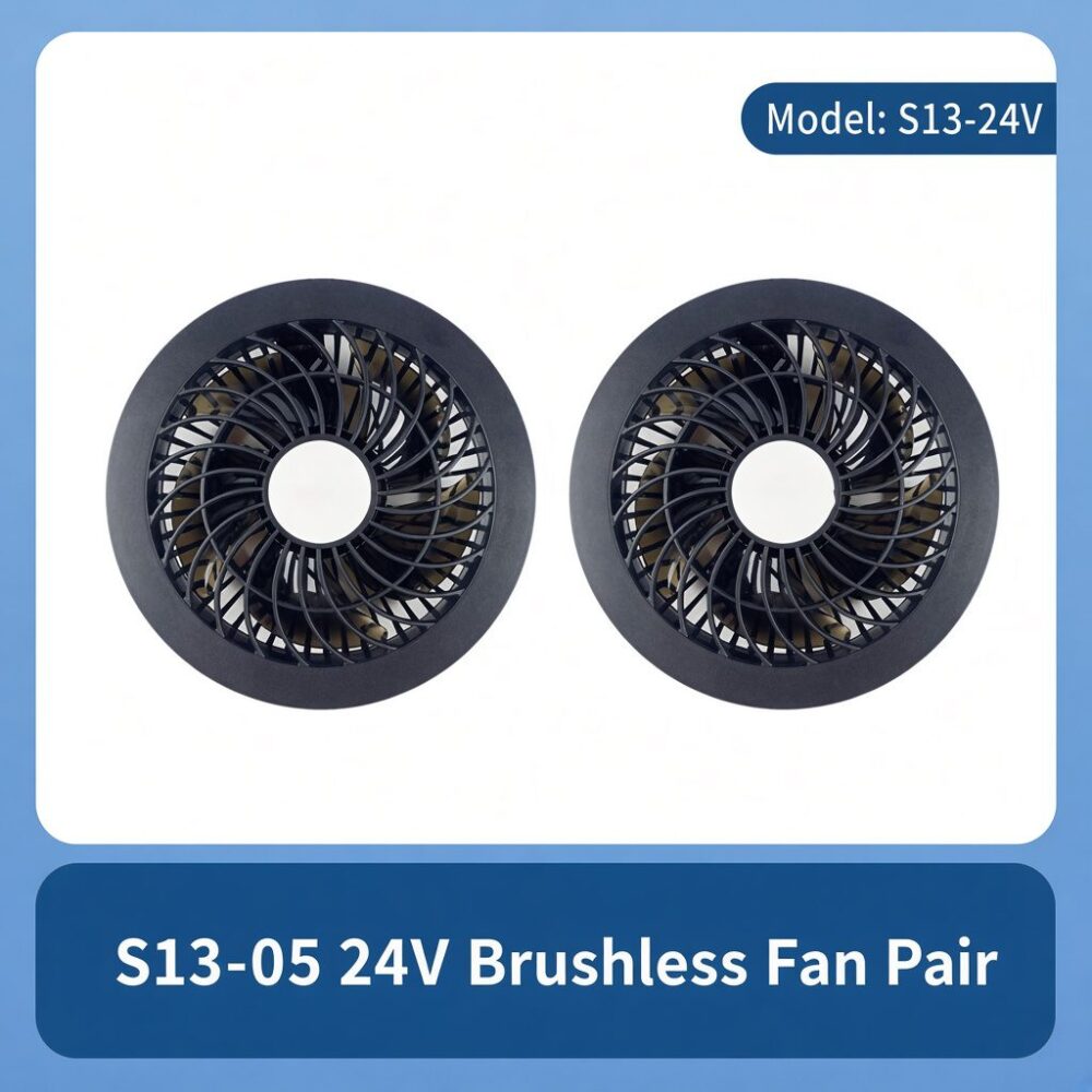 W23-24V Cooling Workwear Battery Set | 20000mAh Battery & S13-05-24V Brushless Fan - Image 6