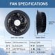 W23-24V Cooling Workwear Battery Set | 20000mAh Battery & S13-05-24V Brushless Fan - Image 3