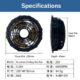 X21-20V Cooling Work Clothes Battery | 20000mAh 20V Power Supply & S9-20V Brushless Fan - Image 4