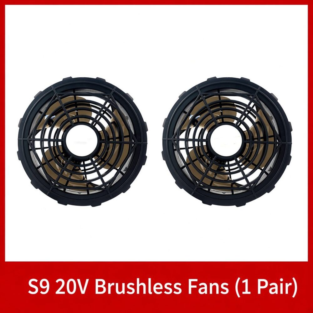 X21-20V Cooling Work Clothes Battery | 20000mAh 20V Power Supply & S9-20V Brushless Fan - Image 3