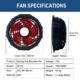 G21 25V 20000mAh Cooling Vest Battery | S9-02-25V Brushless Fan Kit - Image 4