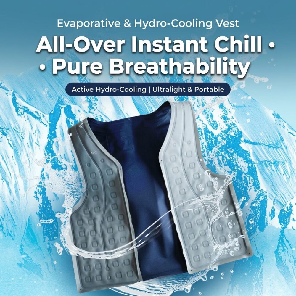 Evaporative Cooling Vest, Hot Selling Cross-Border High Temperature Cooling Waistcoat for Outdoor Work - Image 13