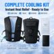 M7 Water Cooling Vest | Composite Fabric 1.2kg Physical Heat Relief Work Vest with Ice Packs - Image 9