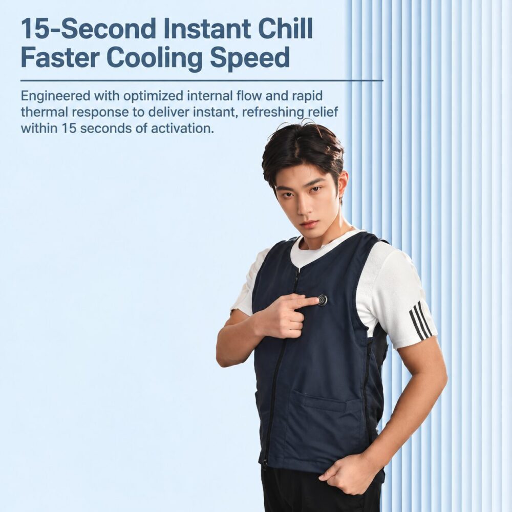 Backpack Style Water Circulation Cooling Vest, Unisex Water Cooling Waistcoat for Outdoor Sports - Image 7