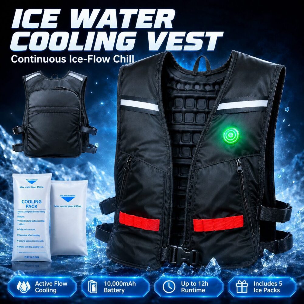 EC-A-052 Evaporative Cooling Garment, Water Evaporation Heat Resistant Functional Work Clothes - Image 9