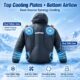 Peltier Semiconductor Long Sleeve Air Conditioning Cooling Garment, Convertible Long Sleeve & Vest for High Temperature Operation - Image 5