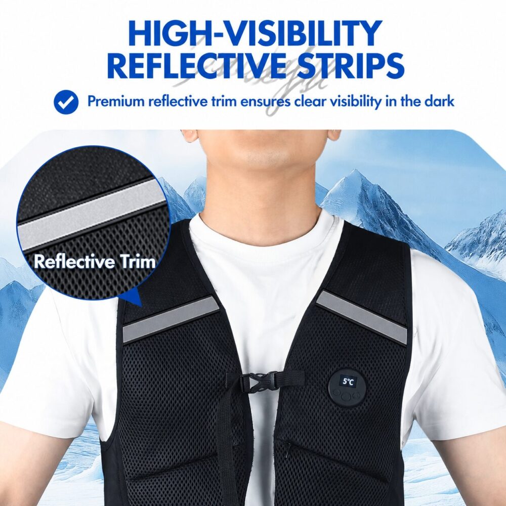 Smart TEC Semiconductor Air Conditioning Vest, Split Cooling & Heating Dual Function Temperature Control Garment - Image 9