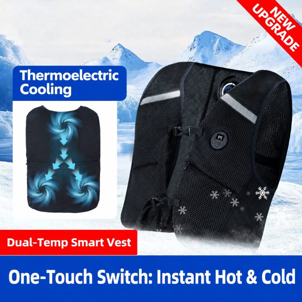 Smart TEC Semiconductor Air Conditioning Vest, Split Cooling & Heating Dual Function Temperature Control Garment - Image 7