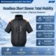 Short Sleeve Semiconductor Cooling Vest, TEC Refrigeration Summer Heat Relief Cooling Garment - Image 7