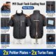 Short Sleeve Semiconductor Cooling Vest, TEC Refrigeration Summer Heat Relief Cooling Garment - Image 4