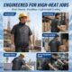 Short Sleeve Semiconductor Cooling Vest, TEC Refrigeration Summer Heat Relief Cooling Garment - Image 11