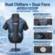 Short Sleeve Semiconductor Cooling Vest, TEC Refrigeration Summer Heat Relief Cooling Garment - Image 10