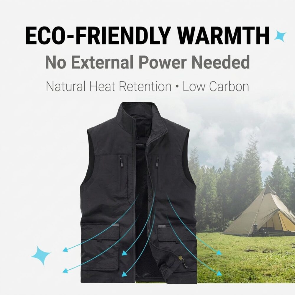 PCM Cooling Casual Garment, Phase Change Physical Heat Relief Clothing for Daily Outdoor Wear - Image 8