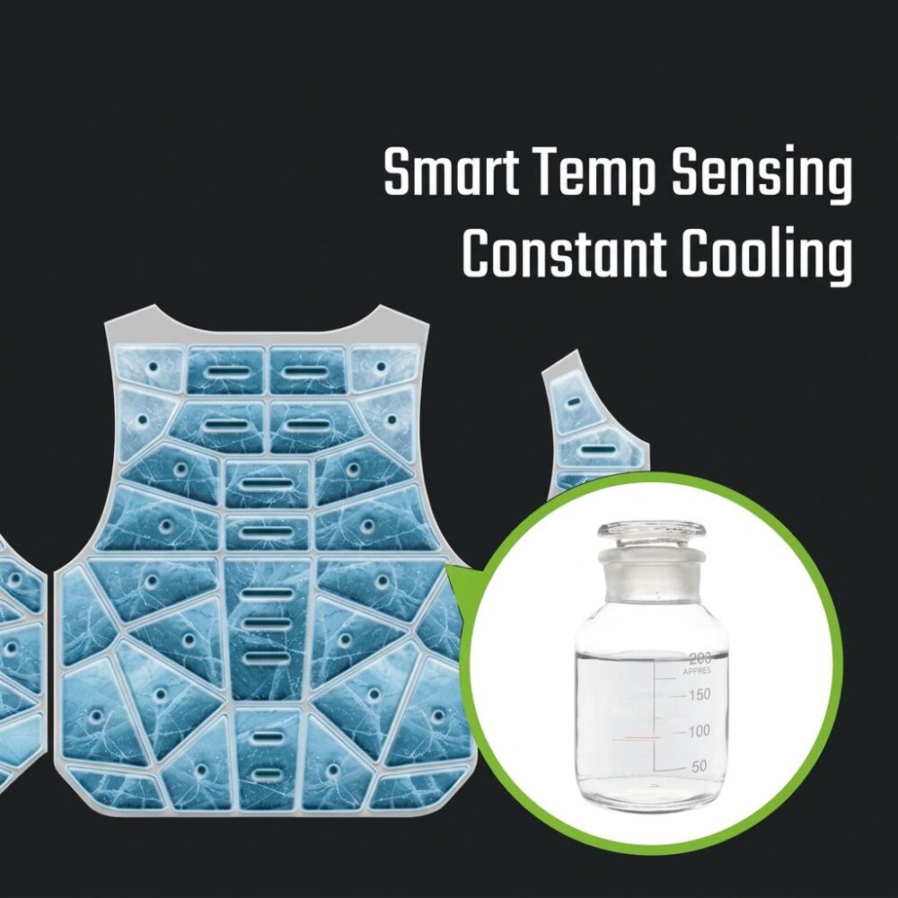 PCM Cooling Casual Garment, Phase Change Physical Heat Relief Clothing for Daily Outdoor Wear - Image 11